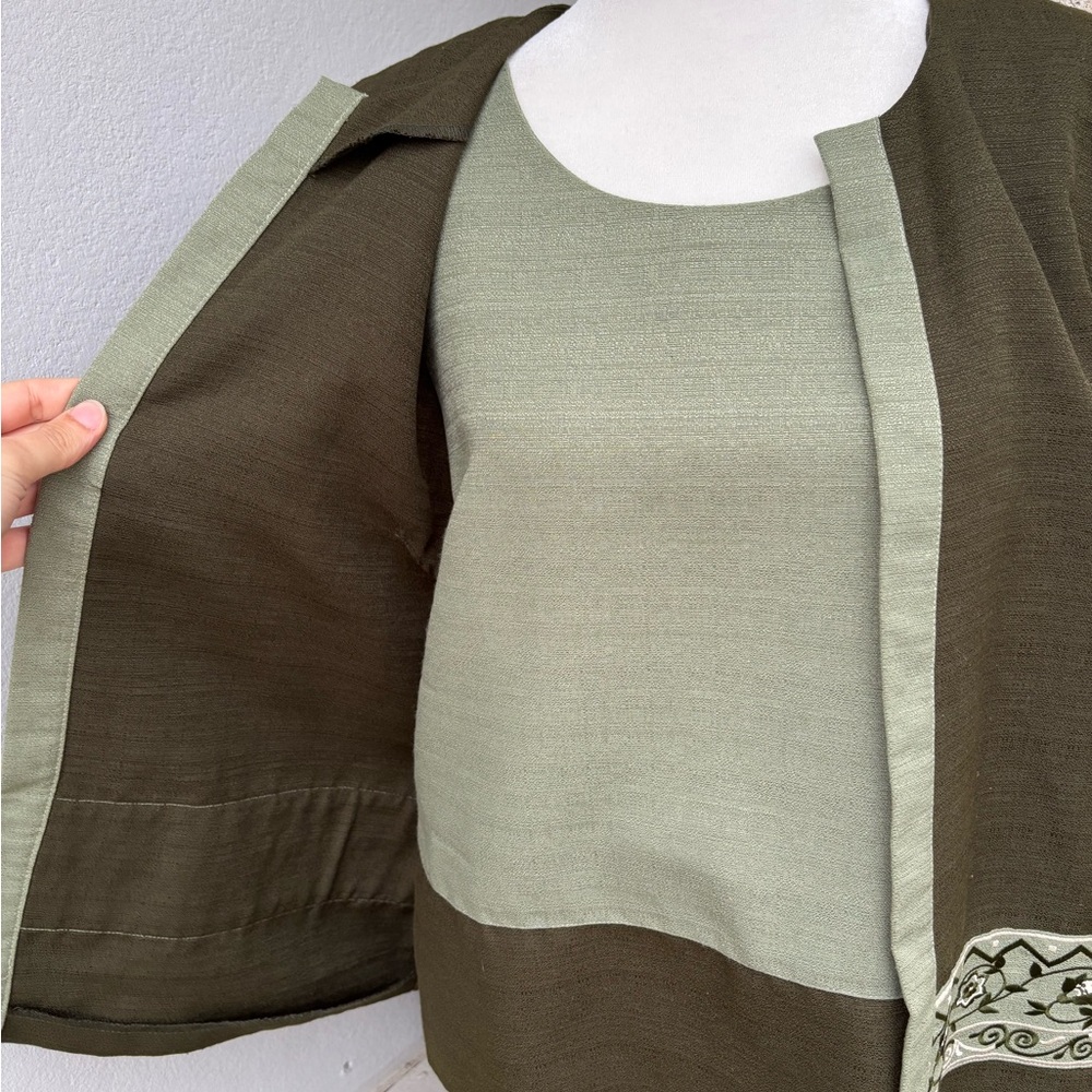 Sag Harbor Vintage Green Pants Set - Picture 3 of 10